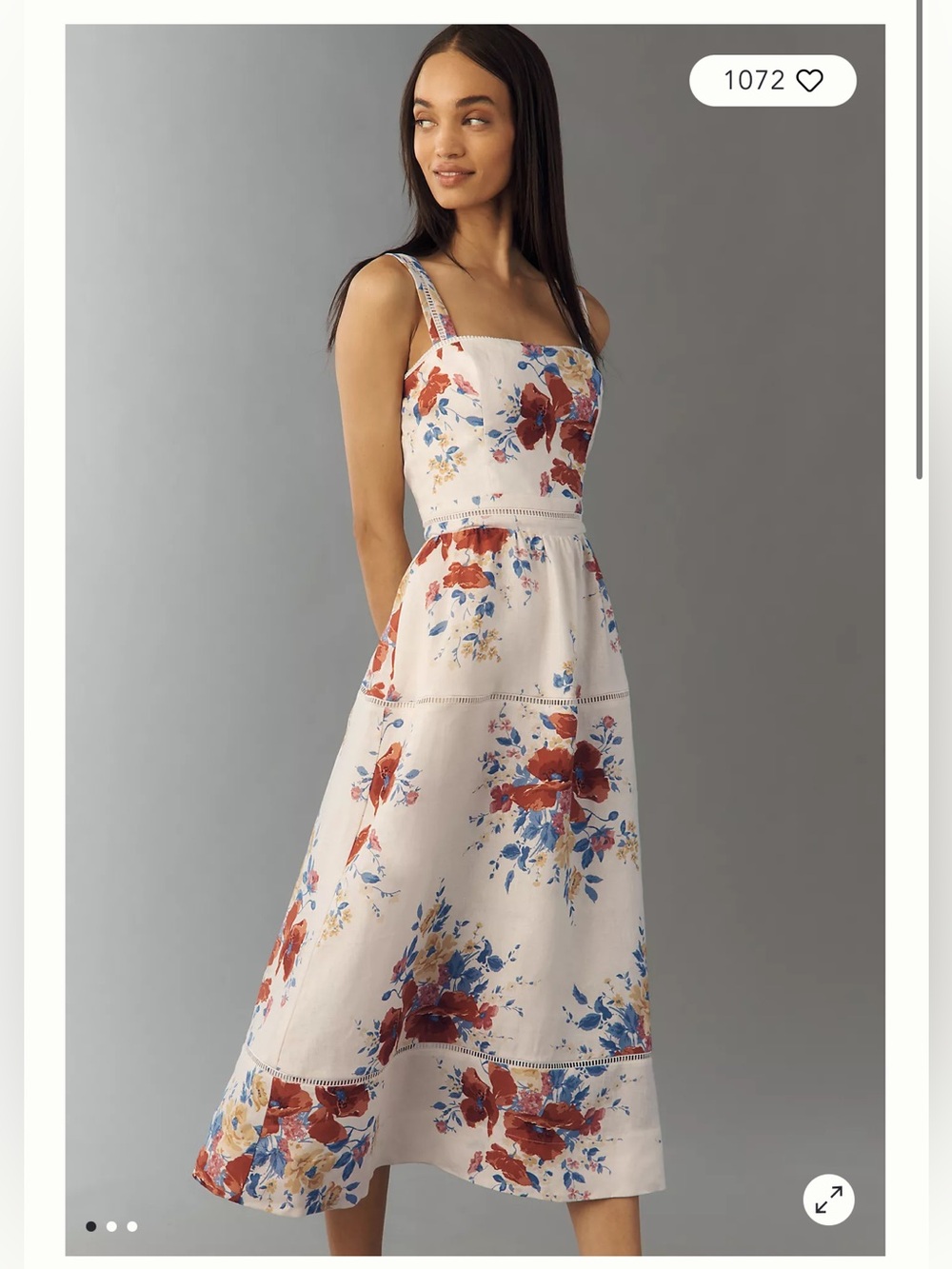 Reformation Everett Linen Dress